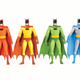 Illustration for article titled Were Finally Getting Those Rainbow Batman Figures